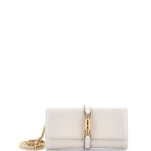 Jackie Continental Chain Wallet Leather #218224G10B